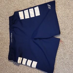 Jordan Dark Blue and White Sports Shorts